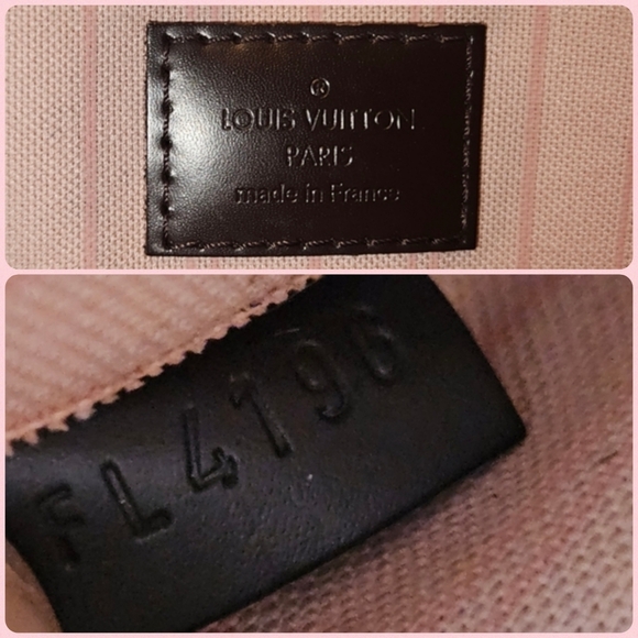 Louis Vuitton Damier Ebene Neverfull MM Pouch w/ Rose Ballerine Interior… - Picture 13 of 14